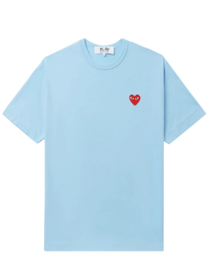 COMME des GARCONS PLAY Neon Red Heart Tee Unisex