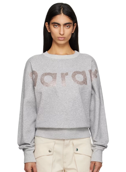 Isabel Marant Etoile Gray Houston Sweatshirt