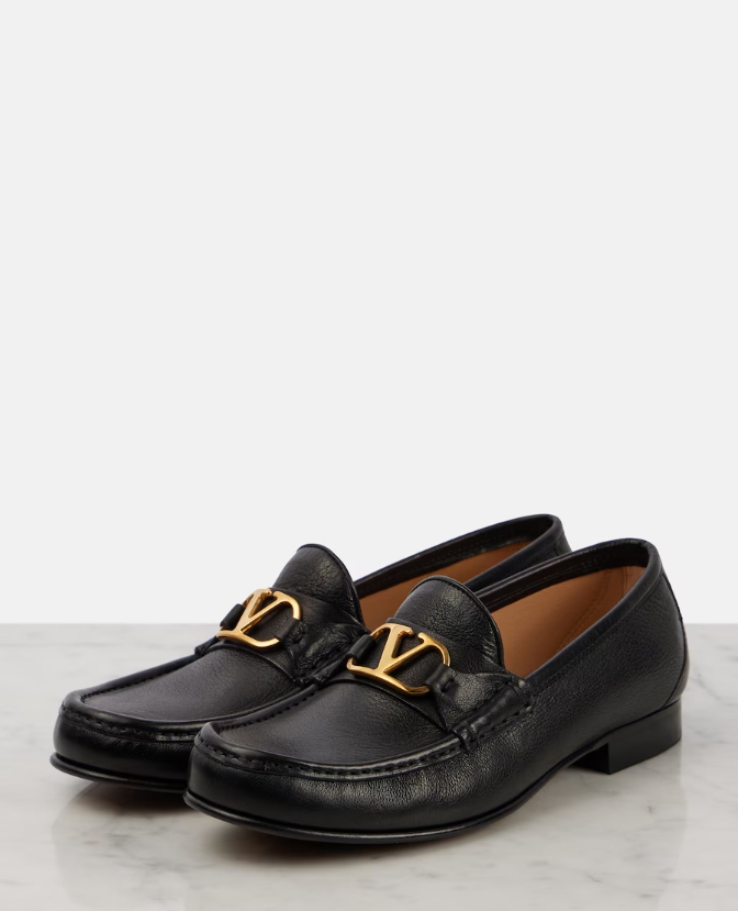 Valentino Garavani VLogo Signature 레더 로퍼
