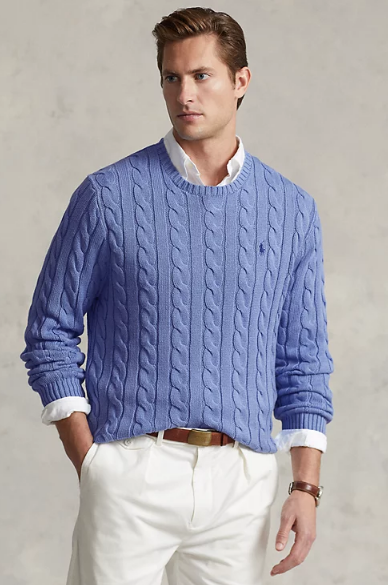 Polo Ralph Lauren Men's Cable-Knit Cotton Sweater