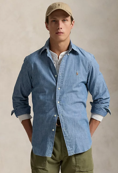 Polo Ralph Lauren Men's Classic-Fit Indigo Chambray Shirt