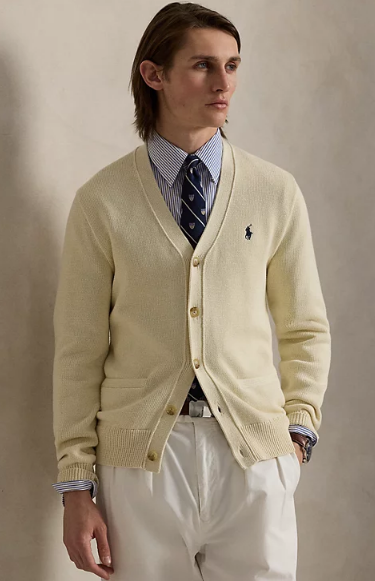 Polo Ralph Lauren Men's Cotton V-Neck Cardigan