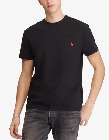 Polo Ralph Lauren Men's Classic Fit Crew Neck Pocket T-Shirt