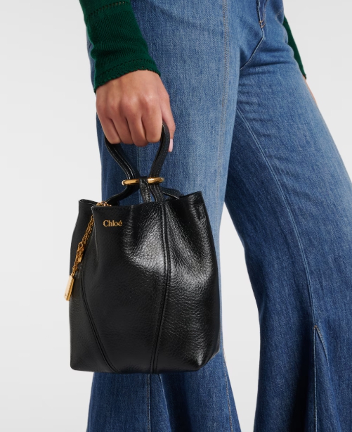 Chloé Spin 스몰 레더 토트 백