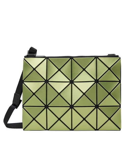 BAO BAO ISSEY MIYAKE Green & Yellow Lucent W Color Bag