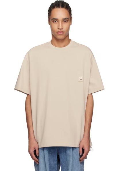 WOOYOUNGMI Beige String T-shirt
