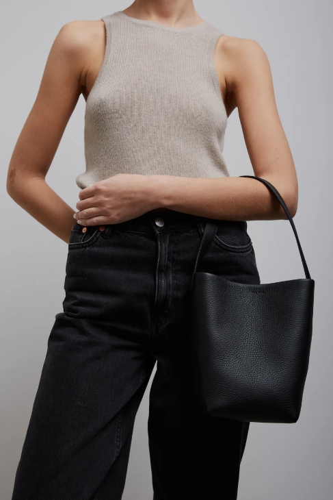 The Row Small N/S Park black tote bag