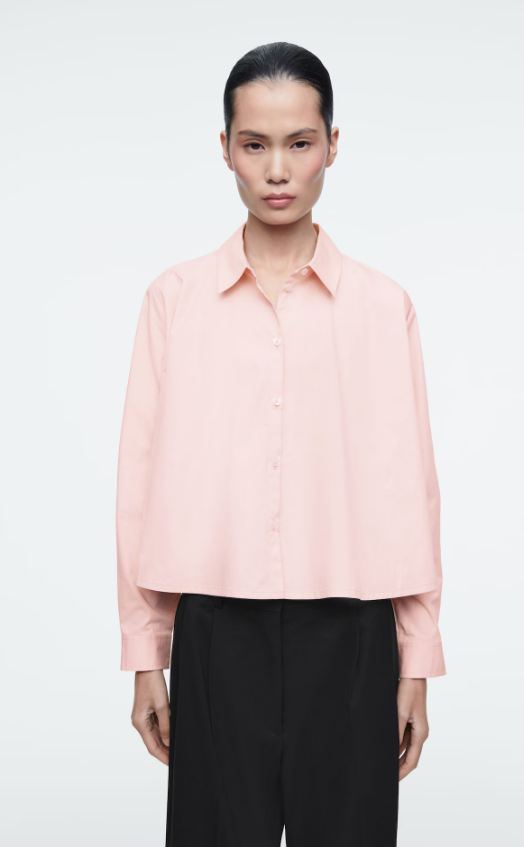 RELAXED FLARED COTTON SHIRT