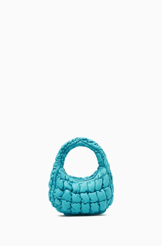 QUILTED MICRO BAG - LEATHER
