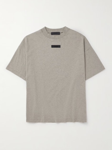 피어오브갓 에센셜 Logo-Appliquéd Cotton-Jersey T-Shirt