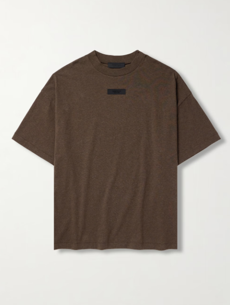 피어오브갓 에센셜 Logo-Appliquéd Cotton-Jersey T-Shirt