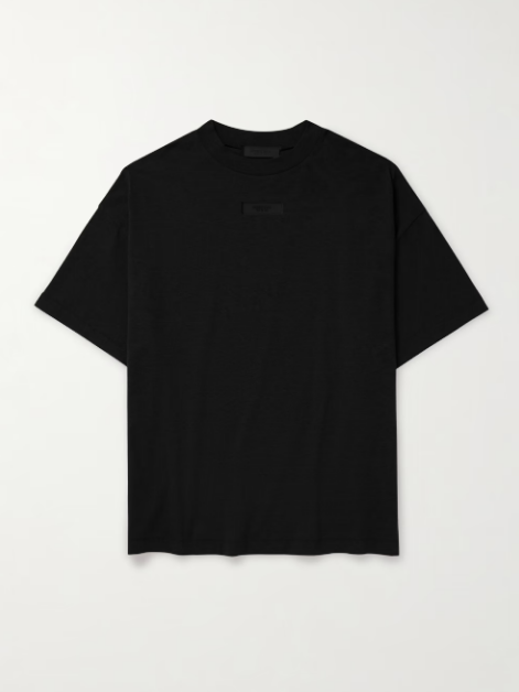 피어오브갓 에센셜 Logo-Appliquéd Cotton-Jersey T-Shirt
