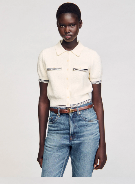 Sandro Short-sleeved cardigan