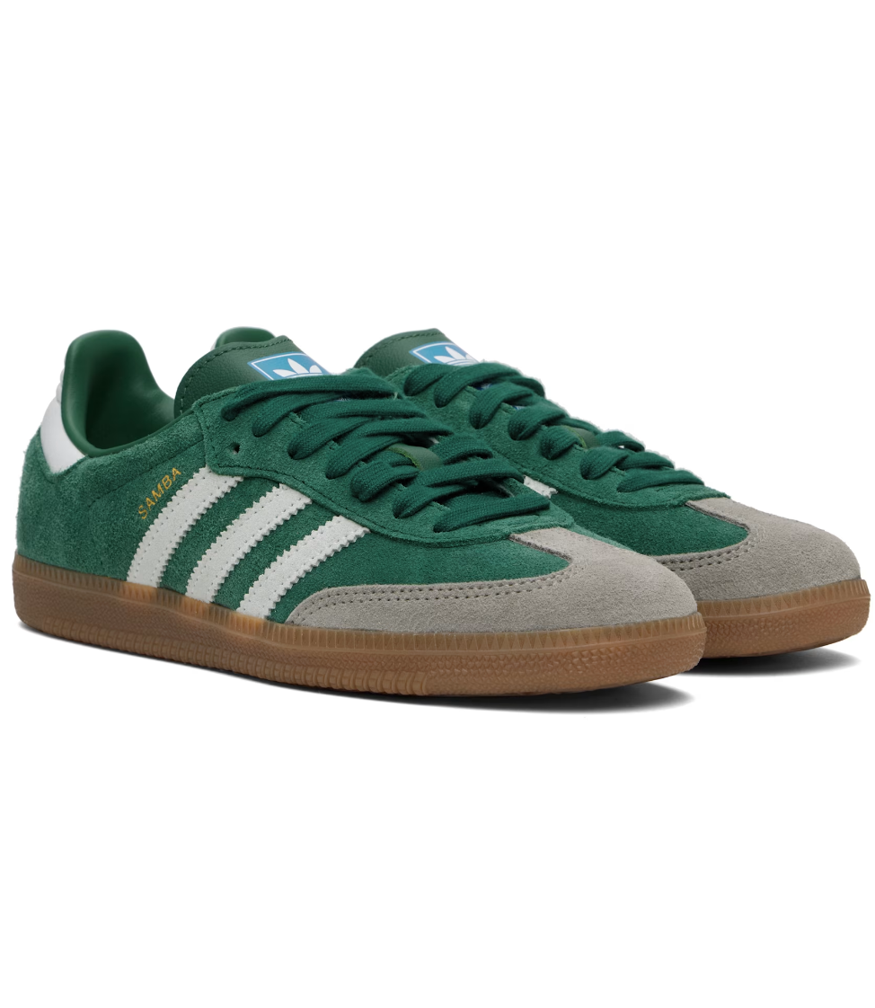 adidas Originals Green Samba Originals Sneakers