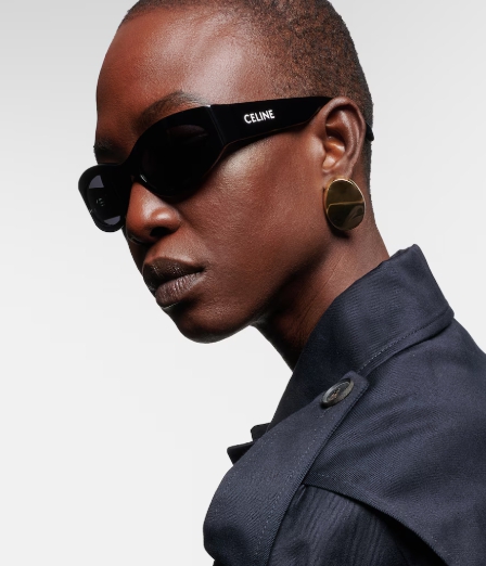 Celine Eyewear Monochroms 오벌 선글라스
