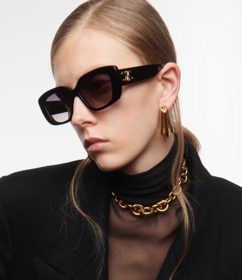 Celine Eyewear 스퀘어 아세테이트 선글라스