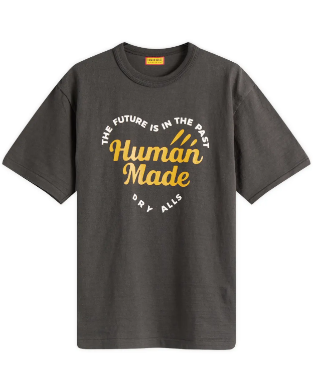 Human Made Word Heart Graphic T-Shirt
