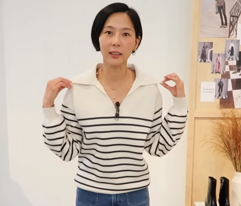 Relaxed Collared Sweater