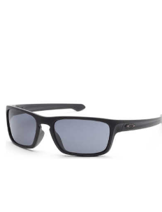 Oakley Silver Stealth Men's Black Rectangular Sunglasses
