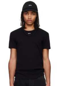 SSENSE 센스 세일 오프화이트 반팔 티셔츠 50% 할인