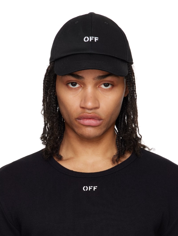 Off-White Black Off Stamp Baseball Cap