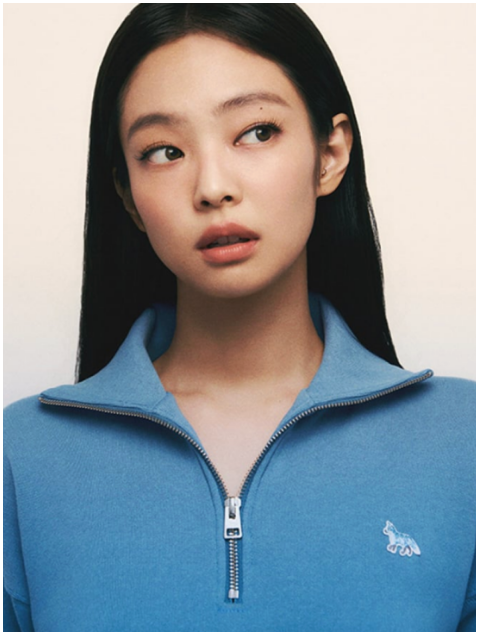 메종키츠네 트레이닝 상의