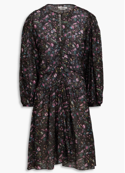MARANT ÉTOILE Marili floral-print cotton-voile mini dress