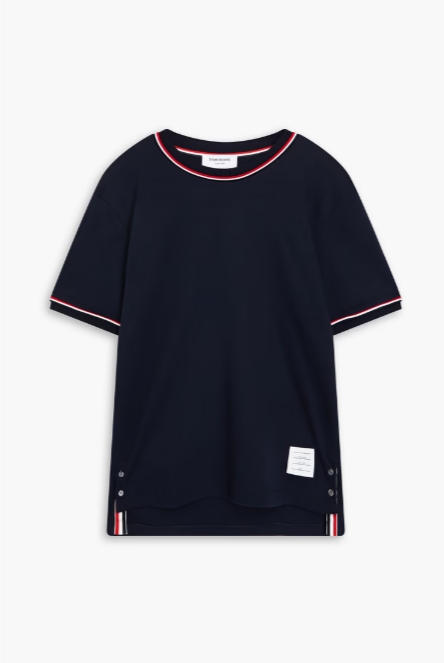 THOM BROWNE Cotton-jersey T-shirt