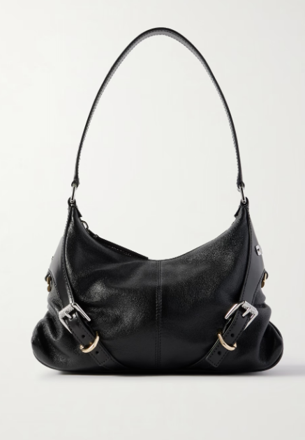GIVENCHY Voyou small textured-leather shoulder bag