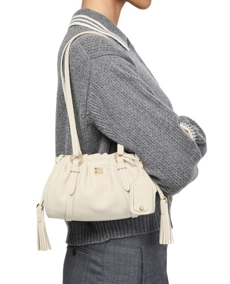 MIU MIU 가죽 숄더 백 미니