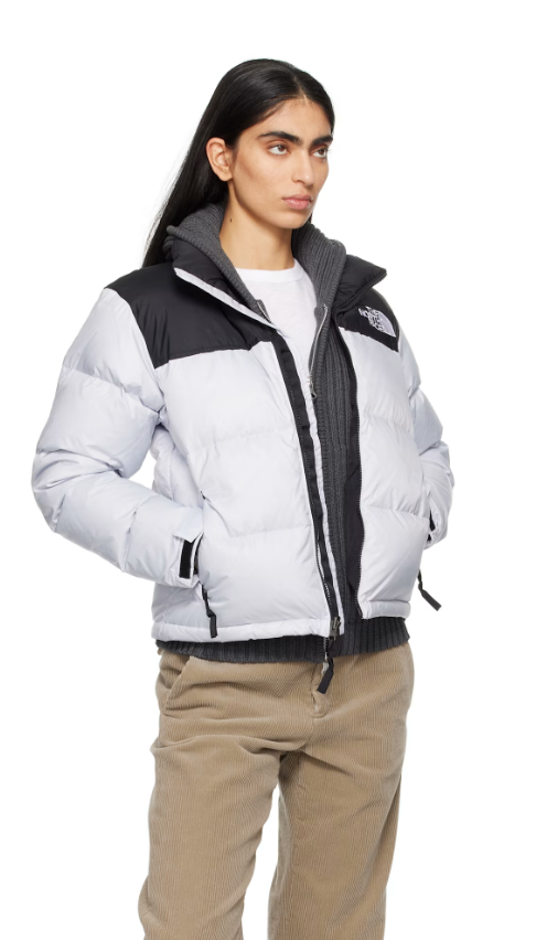 The North Face Gray 1996 Retro Nuptse Down Jacket