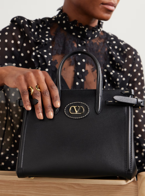 VALENTINO GARAVANI Antibes small leather tote