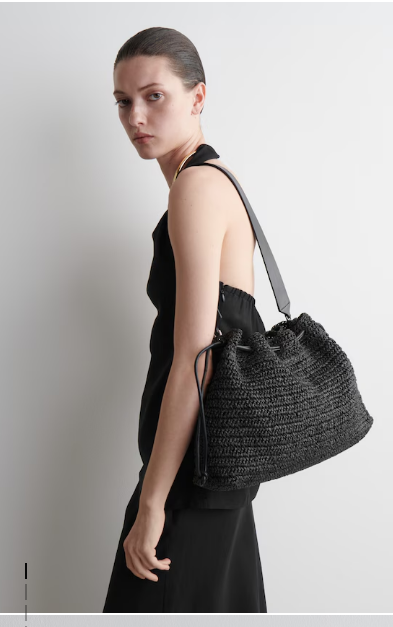 CAVATELLI CLUTCH BAG - STRAW