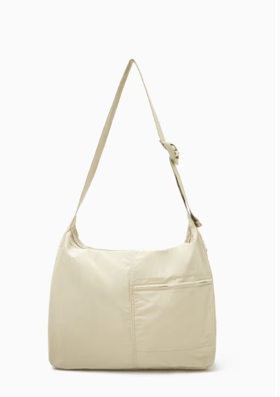 SLOUCHY NYLON MESSENGER BAG