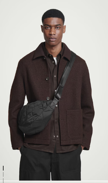 QUILTED CROSSBODY BAG - NYLON
