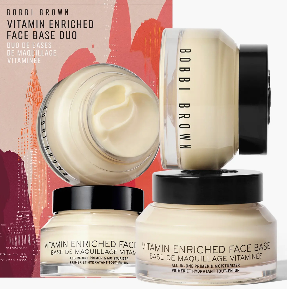 Bobbi Brown Vitamin Enriched Face Base Moisturizer & Primer Duo $138 Value