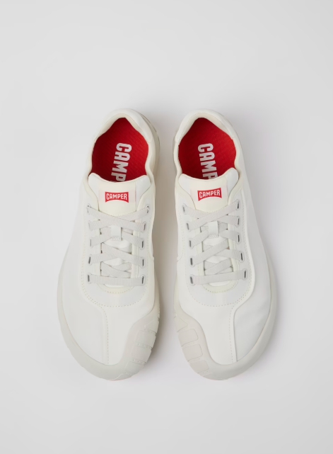 Peu Path White Recycled PET Men's Sneakers.