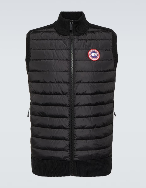 Canada Goose HyBridge 다운 패널 울 베스트