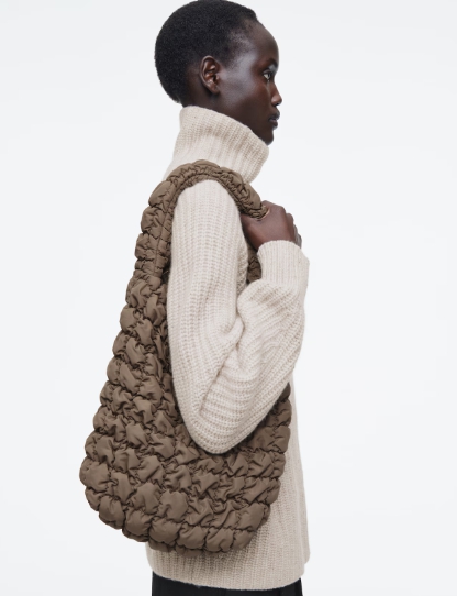 QUILTED MINI TOTE BAG