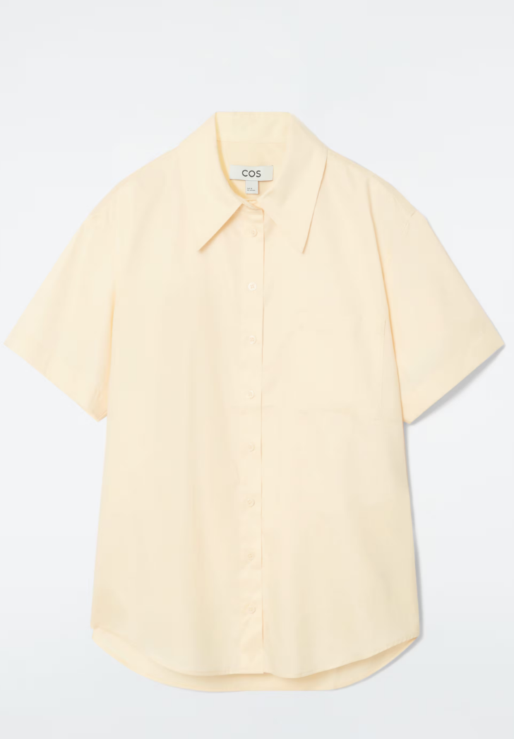RELAXED SHORT-SLEEVED COTTON SHIRT