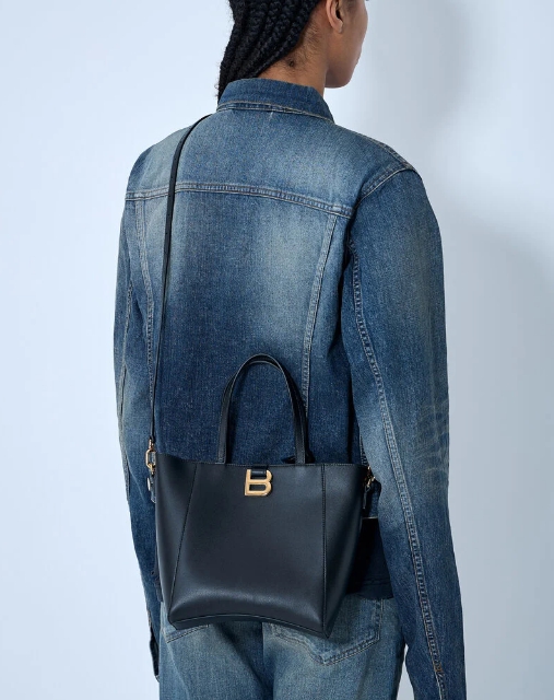Balenciaga Small Hourglass Soft Tote Bag