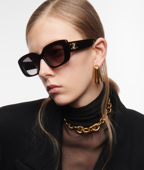 Celine Eyewear 스퀘어 아세테이트 선글라스
