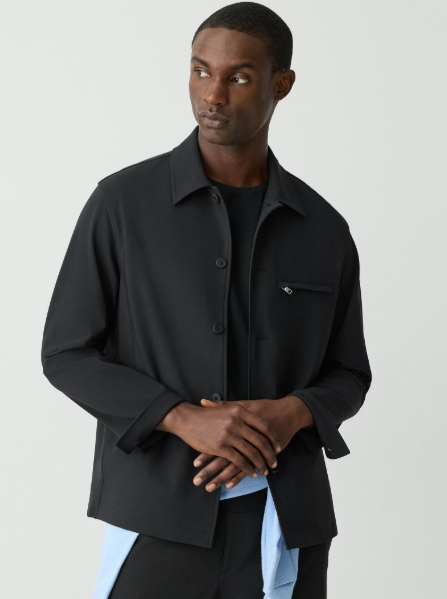 Overshirt in Precision Ponte