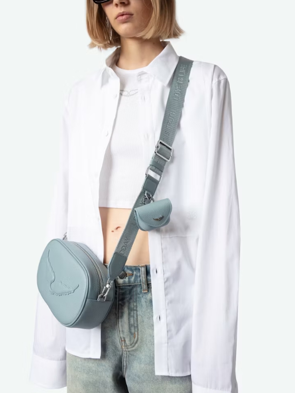 Rock With You Leather Camera Crossbody Bag