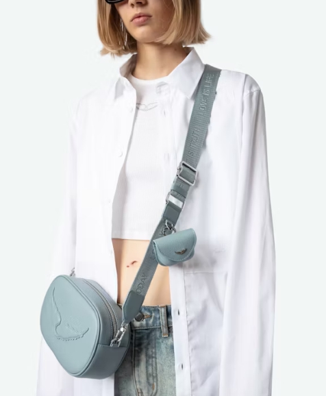 Rock With You Leather Camera Crossbody Bag