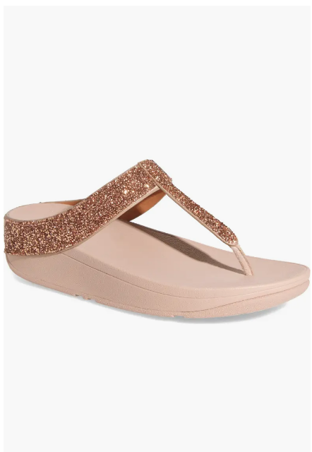 FitFlop Fino Quartz Wedge Flip Flop (Women)