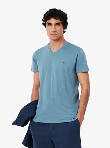 Men's Lightweight Pima Cotton V-Neck T-Shirt