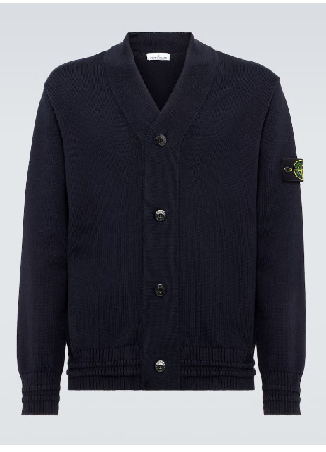 Stone Island Compass 코튼 카디건