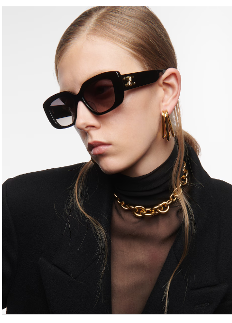Celine Eyewear 스퀘어 아세테이트 선글라스