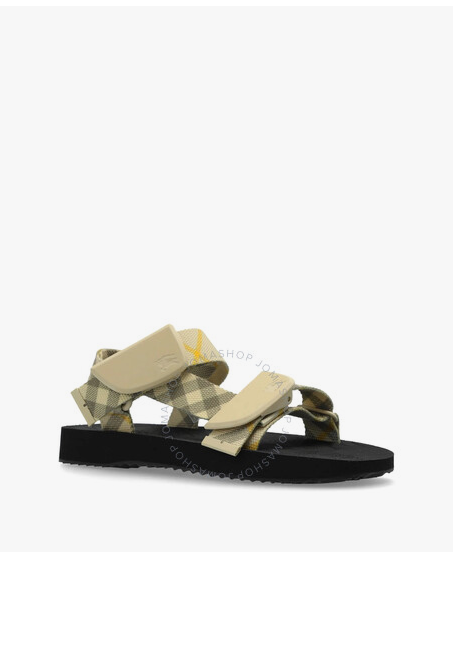 Burberry Check Trek Double-Strap Sandals